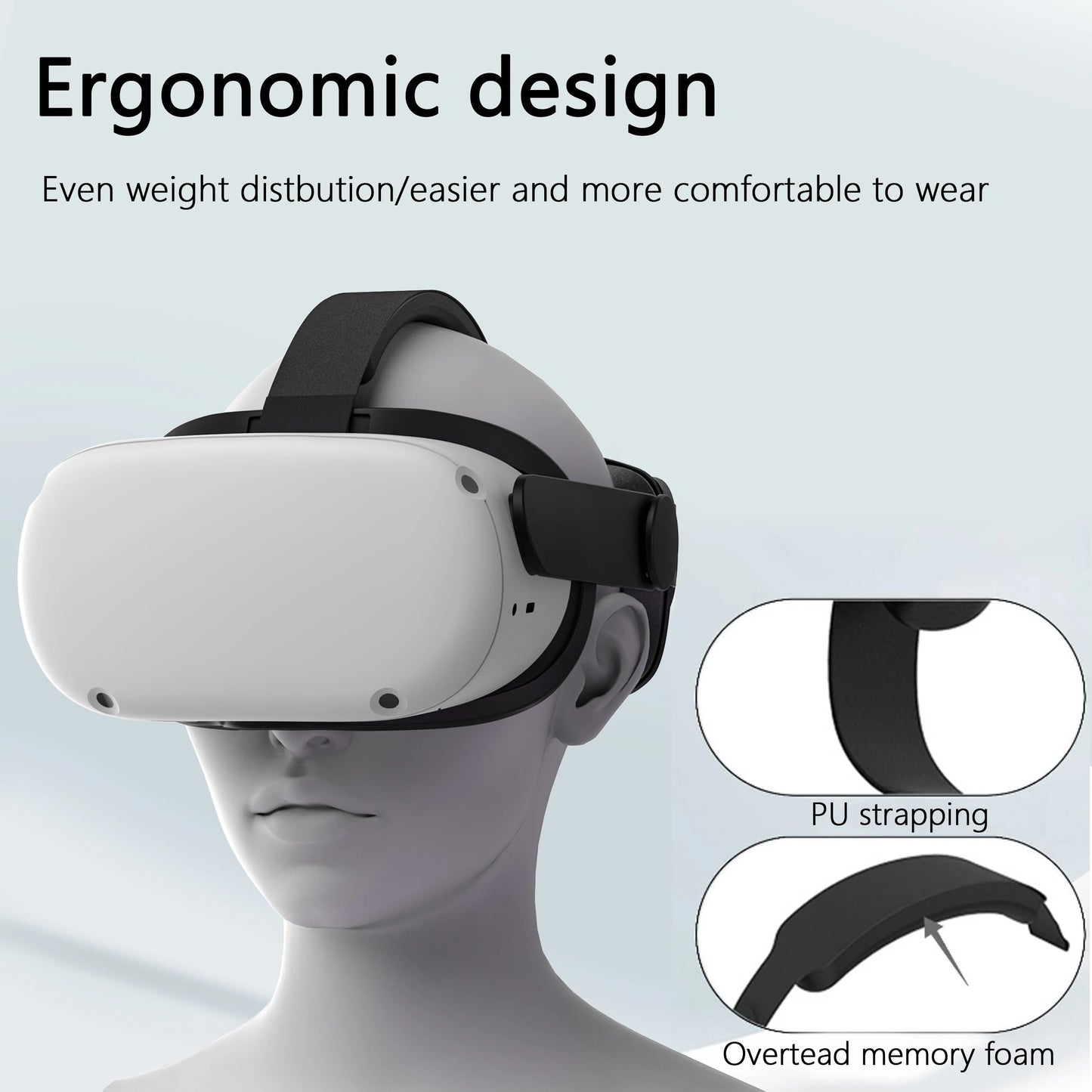 Design Head Strap Accessories Compatible With Quest 2