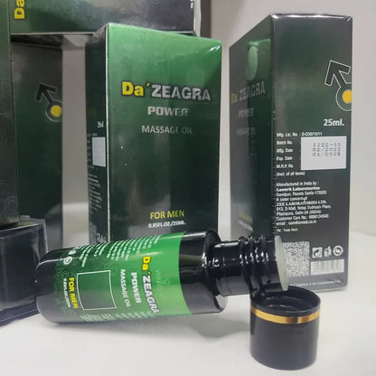 DA ZEAGRA HERBAL POWER MASSAGE OIL - NEW FORMULA