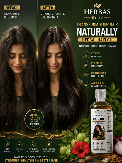 Herbs by AJ – Anti Hair Fall Herbal Oil
